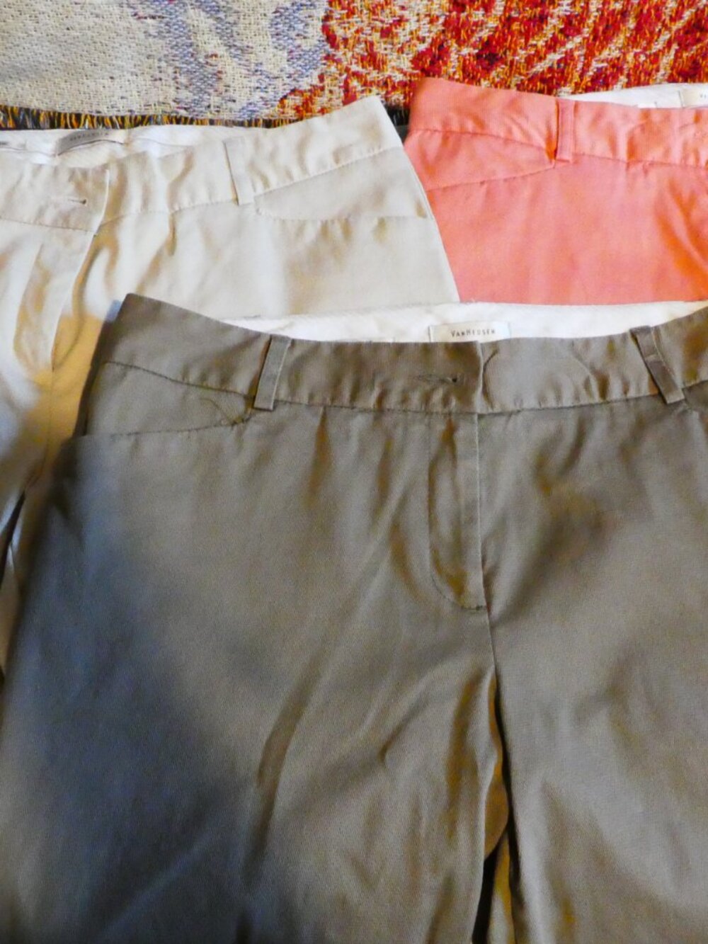 Van Heusen Stretch Chino Pants Bundle (3 Pairs)